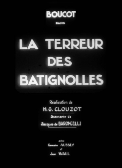 The Terror of Batignolles (1931) Official Image | AndyDay