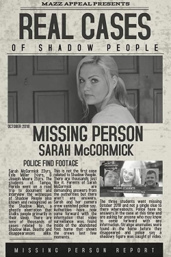 Real Cases of Shadow People: The Sarah McCormick Story (2019) Official Image | AndyDay